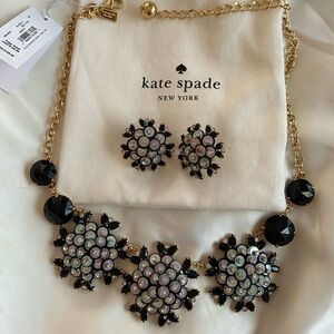 Kate Spade NWT statement earrings and necklace set. New with tags.
